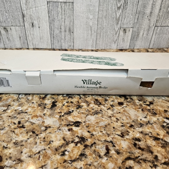 Dept 56 Flexible Autumn Hedges Set of 2 in box  Retired Collectible Holiday 1998 - Picture 9 of 15